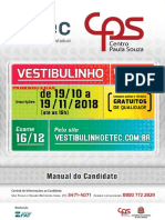 Manual Do Candidato ETEC 2018