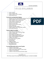 Sap Fico Syllabus (Seema)