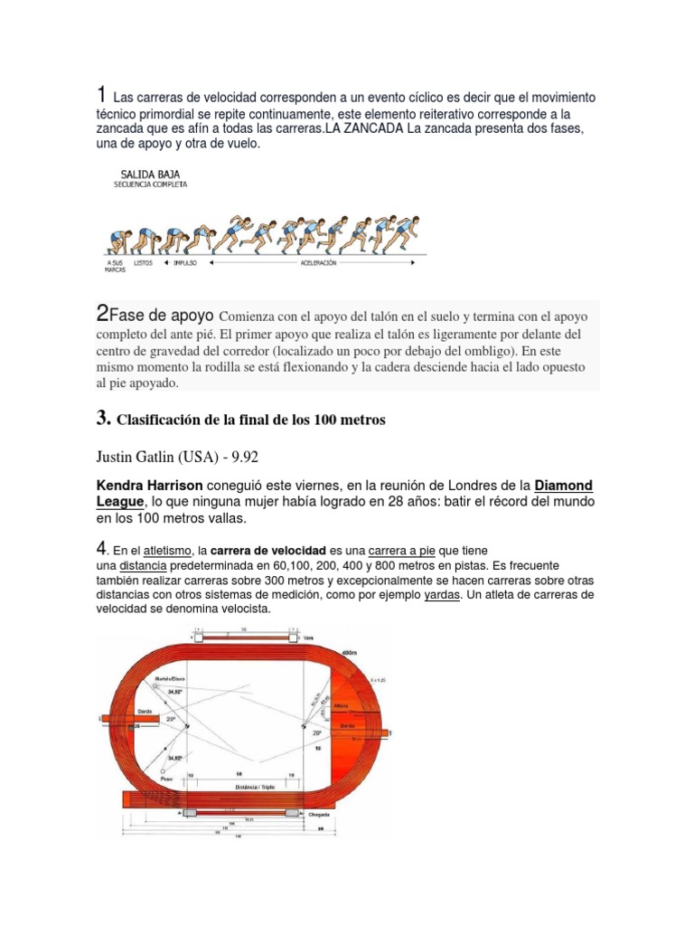 CARRERA | PDF | Deporte del atletismo | Corriendo