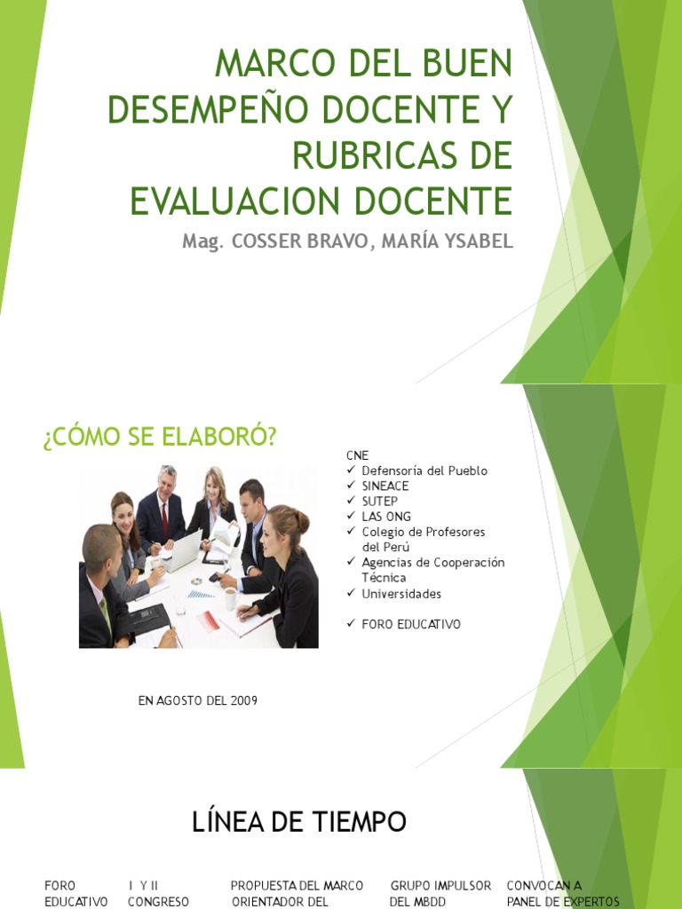 Evaluación del Desempeño Docente | PDF | Maestros | Evaluación