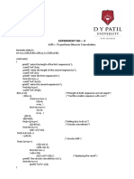 Experiment No:-3: AIM: - To Perform Discrete Convolution