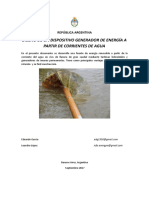 Generación de EE A Partir de Corrientes de Agua - Septiembre