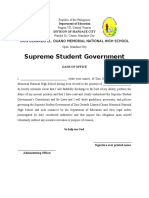 Supreme Student Government: Don Gerardo Ll. Ouano Memorial National High School