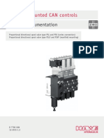 Directly Mounted CAN Controls: Product Documentation