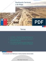 Instrumentos de Planificación Territorial y Areas de Riesgo