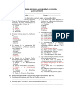 Evaluación de Historia Geografía y Economía 4to