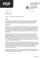USCIS guidance on work permits