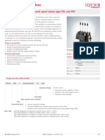 Proportional Directional Spool Valves Type PSL and PSV