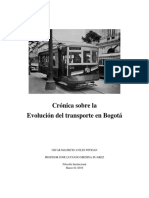 Evolución Del Transporte en Bogotá