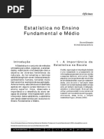 Estatística no ensino fundamental e médio