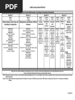 fourth grade math t and l framework