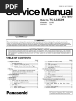 Panasonic Tc-l32x30 Chassis La15 Service Manual