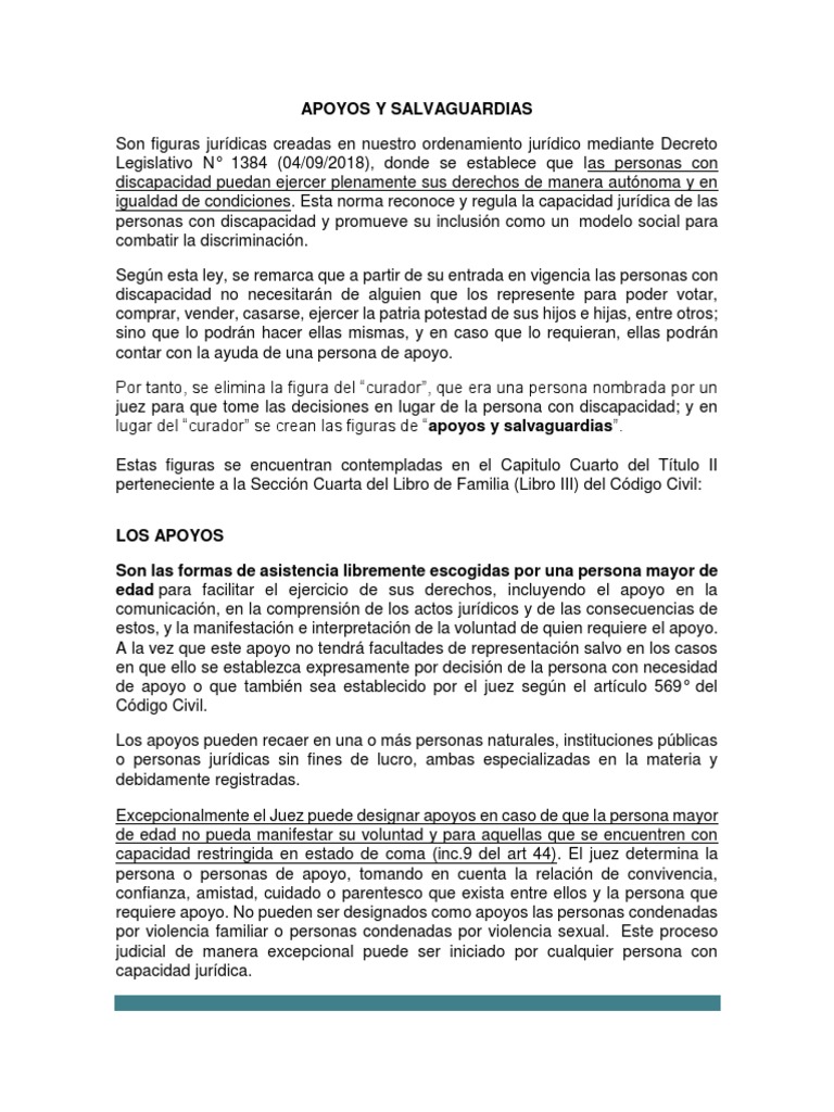 Apoyos y Salvaguardias | PDF | Juez | Invalidez