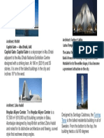 Architect: RMJM Architect: Fariborz Sahba: Capital Gate - Abu Dhabi, UAE Lotus Temple - Delhi, India