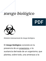 Riesgo Biológico - Wikipedia, La Enciclopedia Libre PDF