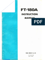 Yaesu FT-180A - Manual de Uso y Diagrama Esquemático