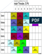 Jadwal Bu Anisah