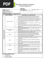 SCI 8 UNIT PLAN (1st Quarter)