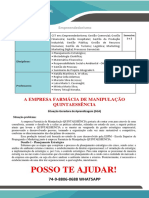 PROPAGANDA Empreendedorismo 1 e 2 Sem a Empresa Farmácia de Manipulação QUINTAESSÊNCIA