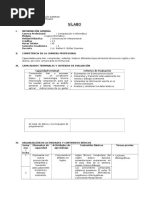 Silabo Ingles Tecnico Computacion