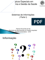 Aula Sistema de Informações Parte I