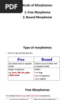 2# Kinds of Morphemes