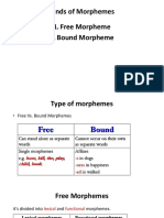 2# Kinds of Morphemes