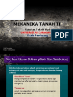 Mekanika Tanah Ii: Universitas Darwan Ali