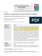 Optimismo y Competitividad en Jóvenes Atletas de Rendimiento