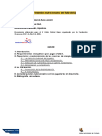 Requerimientos Nutricionales Del Futbolista Jose Manuel Gonzalez de Suso 2006