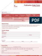 Publication Order Form: Refund Policy