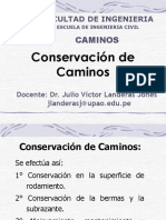 Conservacion de Los Caminos