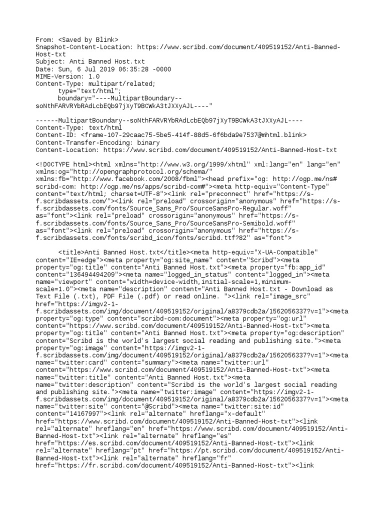 Anti Banned Host Computer File Formats Computing