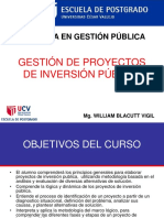 Gestión de Proyectos de Inversión Pública