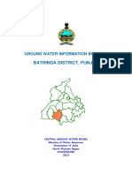 Bathinda District, Punjab: Ground Water Information Booklet