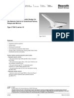 Pilot Control Device in Pedal Design For The Remote Control of Directional Valves, Pumps and Motors Type 2 TH6 R, Series 1X