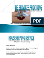 Jasa Pelayanan Housekeeping