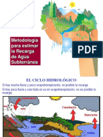 Metodologa para Estimar La Recarga de Agua Subterranea - Sergio Velsquez - 2008