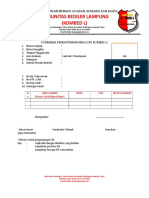 Formulir Pendaftaran Anggota Kombed