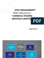 "Employee Engagement" "Larsen & Toubro Infotech Limited": With Reference To