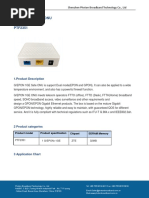 PTF2351 1GE GEPON Dual ONU Datasheet