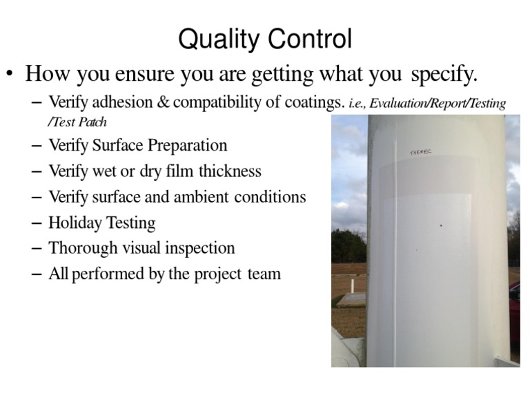 Industrial Painting Quality Control Guide | PDF | Technology & Engineering