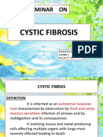 Seminar On: Cystic Fibrosis