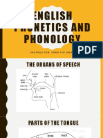 English Phonetics and Phonology: Instructor:Tranthingan