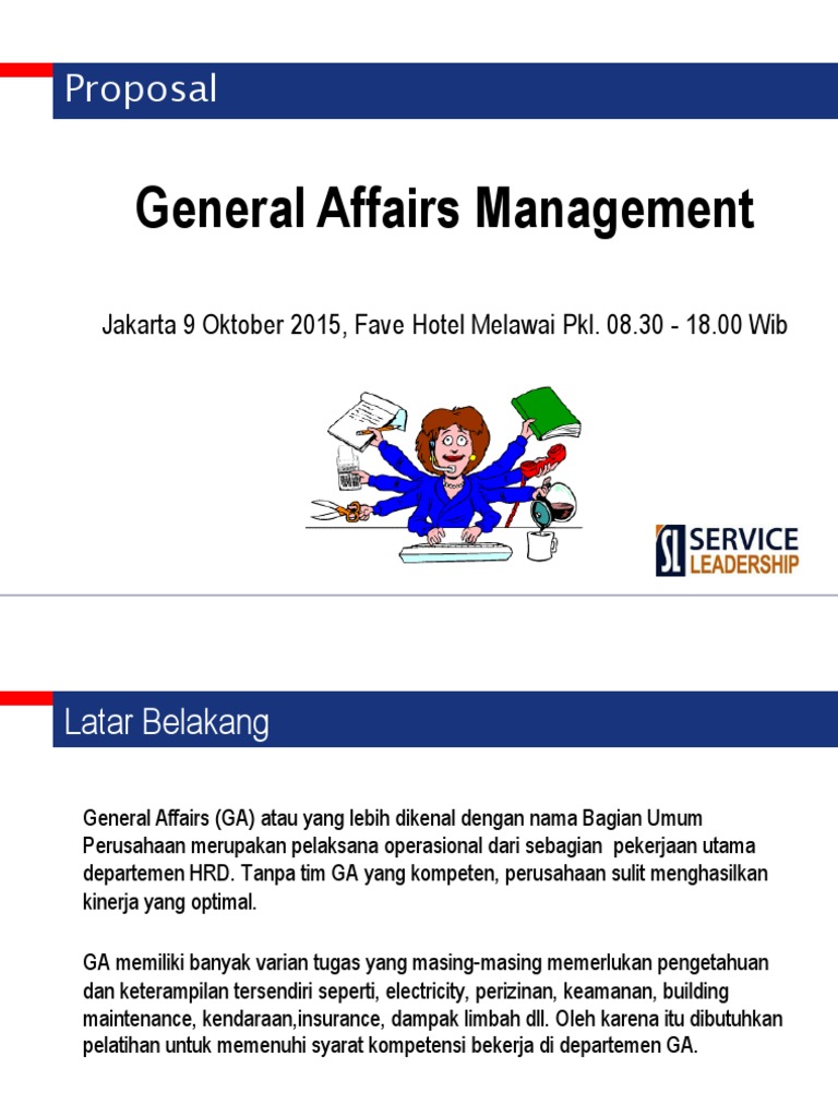 Pelatihan Manajemen General Affairs | PDF | Karier & Perkembangan