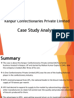 Kanpur Confectionaries Private Limited: Case Study Analysis