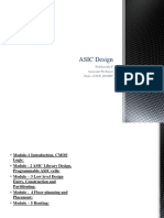 ASIC Design: Prabhavathi P Associate Professor Dept. of ECE, BNMIT