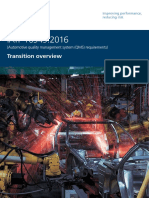 IATF 16949:2016: Transition Overview