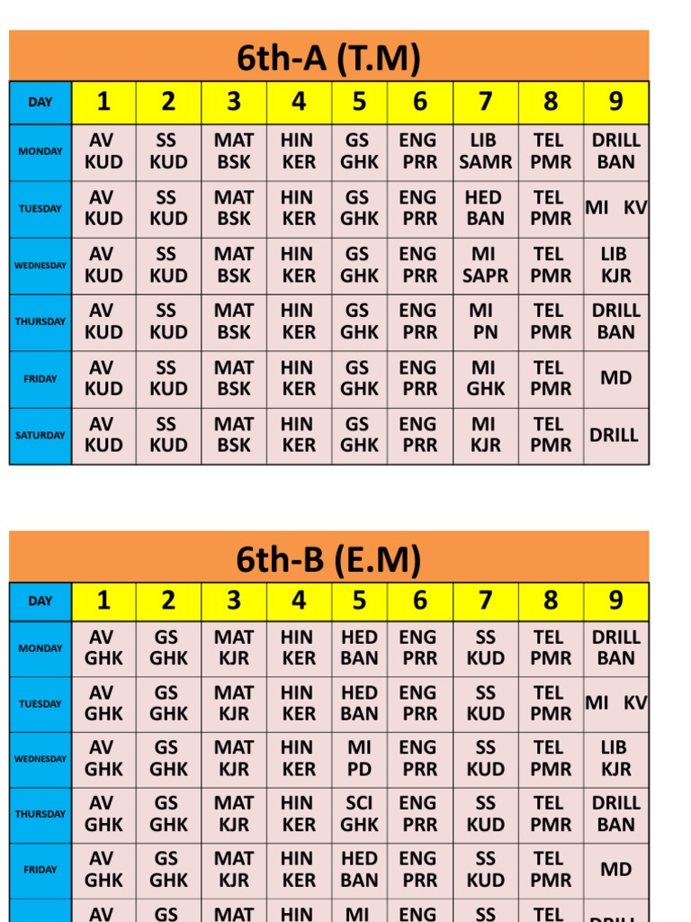 GKR Timetable 2025 Overview | PDF